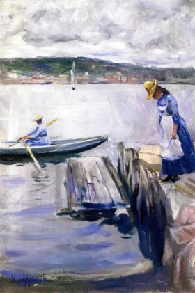 The Sermon Of Saint John The Baptist Summer Day On The Pier