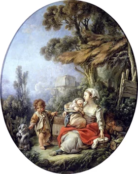 Portrait of Eva and Frances Johnston 1869 The little dog’s dance 1758