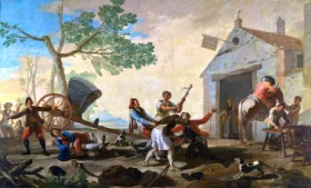 The fight at the New Sale 1777