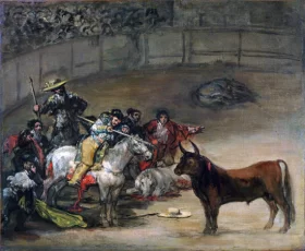 Bullfight, Suerte de Varas 1824