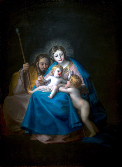 The Holy Family with Saint John the Baptist as a child