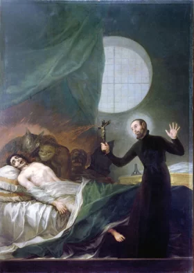 St. Francis Borgia Helping a Dying Impenitent 1788