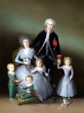 Deux enfants The Family of the Duke of Osuna 1788