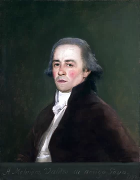 Portrait of Juan Antonio Melendez Valdes 1797
