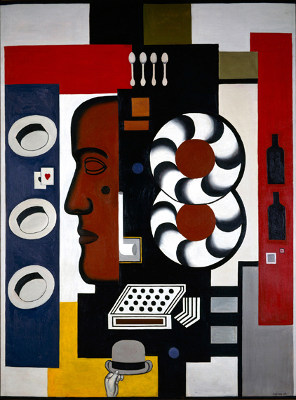 Composition à le main et aux chapeaux