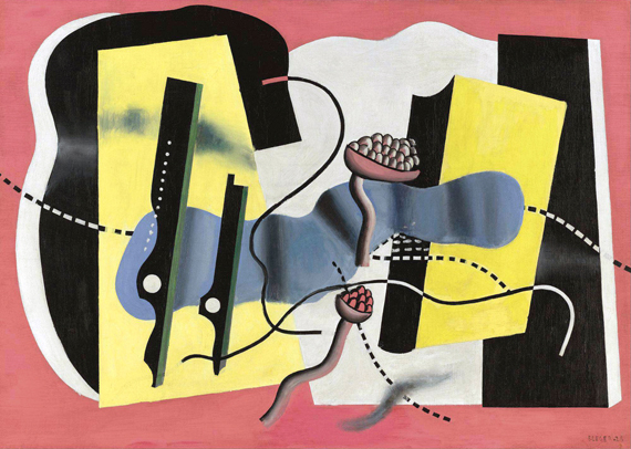 Nature Morte 으로 페르낭 레제, 캔버스에 유화 재현 Nature Morte
