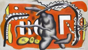 Red House 1932 Composition en Rouge