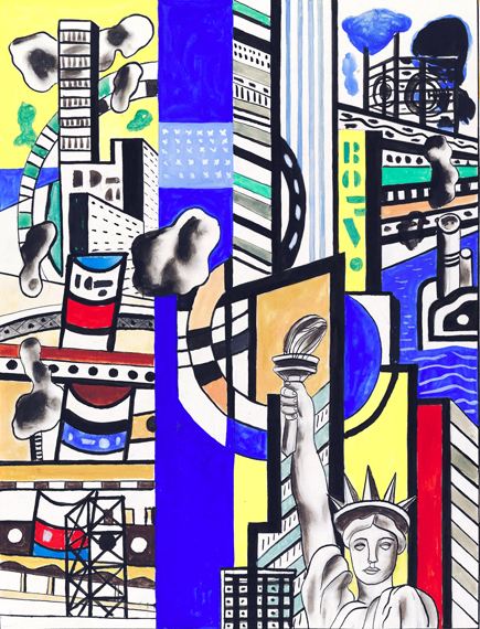 Study for Cinematic Mural, Study I