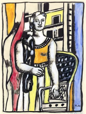 Femme à L'écharpe