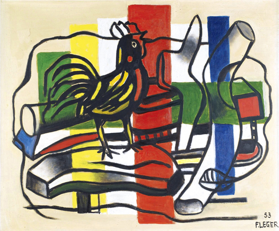 Le Coq Jaune et Noir