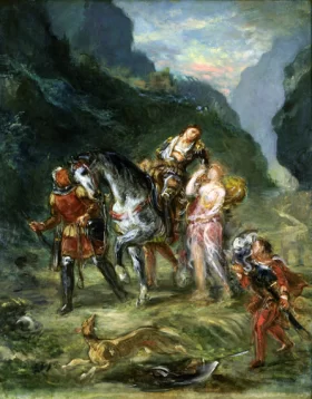 Angelica and the Wounded Medoro 1860