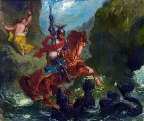 Christ on the Sea of Galilee 1841 Roger Rescues Angelica, 1856