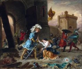 The Mourning of Christ 1857 Scene From the Romance of Amadis De Gaule 1860