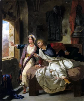 Christ on the Cross 1846 Rebecca and the Wounded Ivanhoe 1823