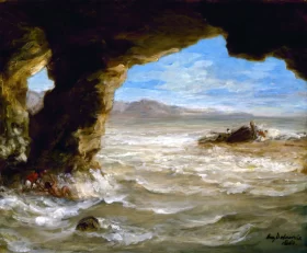 Still Life With Flowers 1834 Shipwreck on the Coast 1862