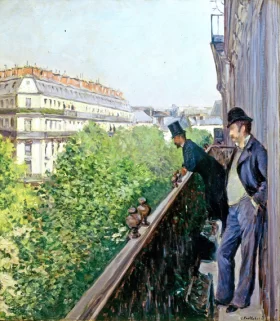 Balcony, Boulevard Haussmann, 1880