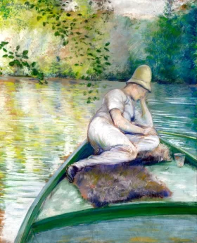 Canotier Sur L'yerres 1877