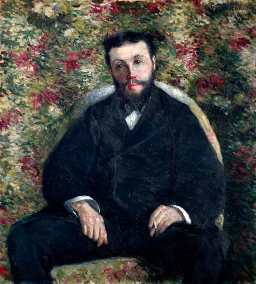 Portrait De A. Cassabois 1877 으로 구스타브 카일보트, 캔버스에 유화 재현 Portrait De A. Cassabois 1877