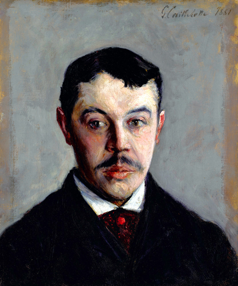 Portrait D’homme 1881 으로 구스타브 카일보트, 캔버스에 유화 재현 Portrait D'homme 1881