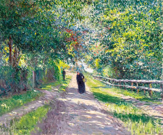 Allée De La Villa Des Fleurs à Trouville 1883