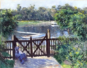 La Femme-Poisson, Étude L'entrée Du Jardin, Petit-Gennevilliers 1893