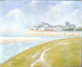 View Of Le Crotoy From Upstream