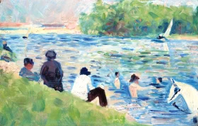 Study For Bathers At Asnières