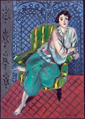 Seated Odalisque, Left Leg Bent