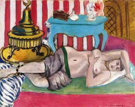 Odalisque with Green Sash