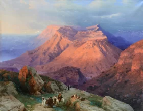 Aul Gunib in Dagestan 1869