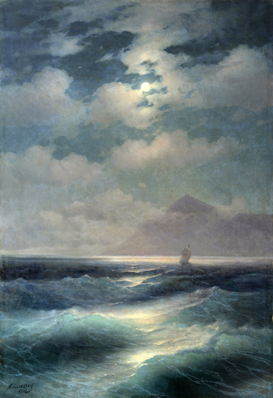 Sea View by Moonlight 1878