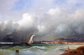 View of Feodosia in the Crimea