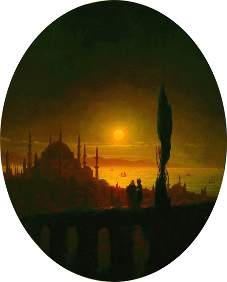 Moonlit night at the seaside 1847