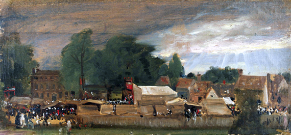 A Village Fair, probably at East Bergholt 1811