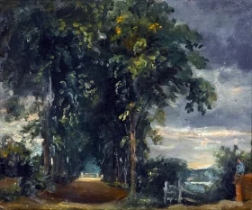 A Country Lane with an Avenue of Trees