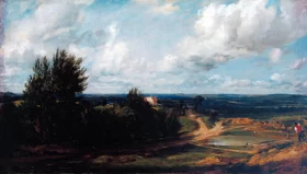 Hampstead Heath, with the House Called ‘The Salt Box’
