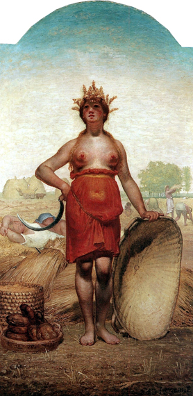 Mercury Confiding the Infant Bacchus to the Nymphs of Nysa Ceres (Or the Summer)