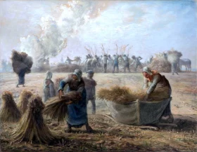 Juno Asking Aeolus to Release the Winds 1769 Buckwheat Harvest