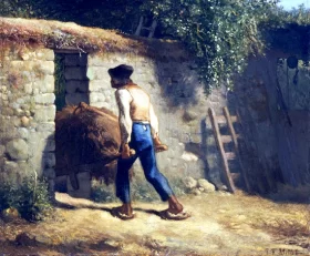 Peasant with Wheelbarrow