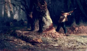 The Bird Catchers 1748 Woodcutter In the Forest