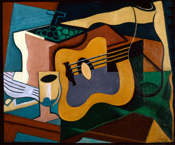 Still Life with Guitar 1920 으로 후안 그리스, 캔버스에 유화 재현 Still Life with Guitar 1920