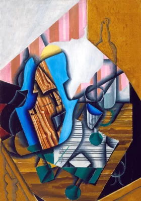 Still Life with Violin and Music Sheet 1914