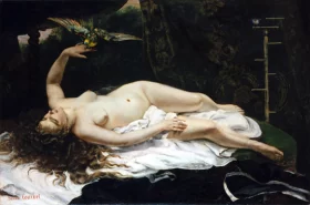 Woman with a Parrot 1866