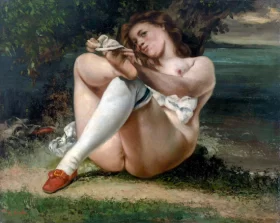 Woman with White Stockings 1861