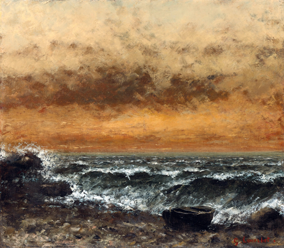 Beach Scene with a Boat