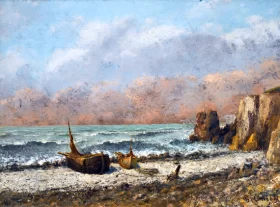Deux Bateaux Sur La Plage