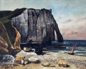 The Cliffs at Etretat 1869