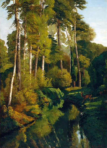 Stream in the Forest 1862