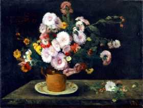 Bouquet D'asters 1859