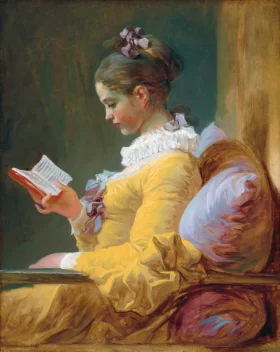 Young Girl Reading 1770